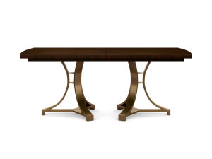 masa dining extensibila lemn Evansview Ethan Allen Select Design