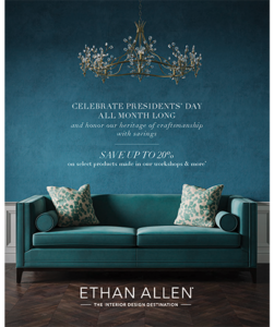 Select Design - Catalog Ethan Allen: Meșteșug prețios